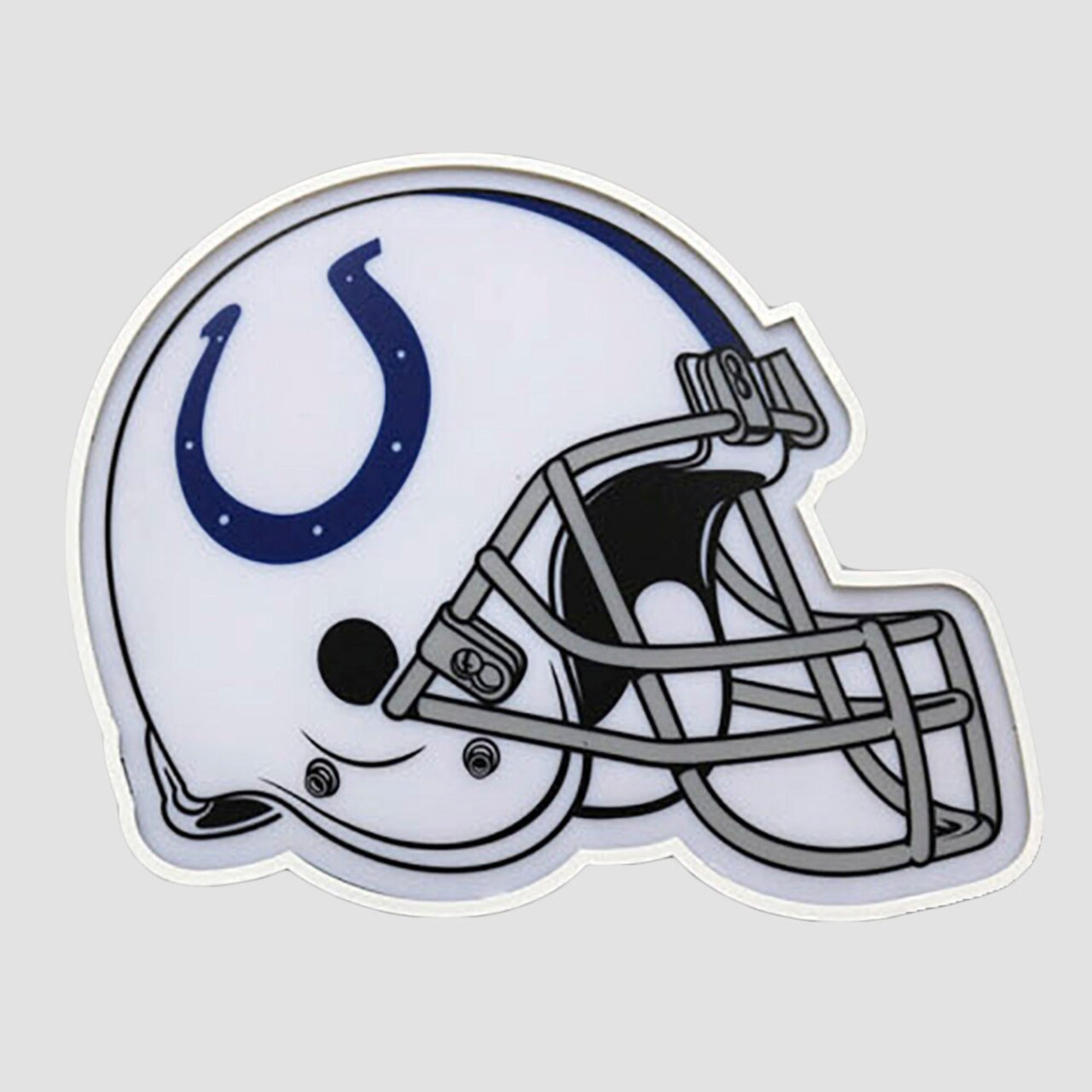 The Memory Company 13.5" Blue and White NFL Indianapolis Colts LED Helmet Lamp